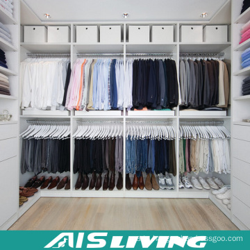 Modern Design Opening Shelf Wardrobes Closet (AIS-W057)